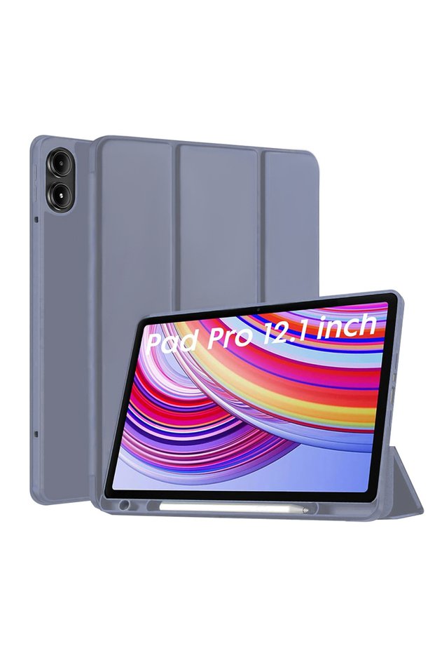 Θήκη tablet Redmi Pad Pro, Techsuit, Θήκη Clamshell, Μωβ