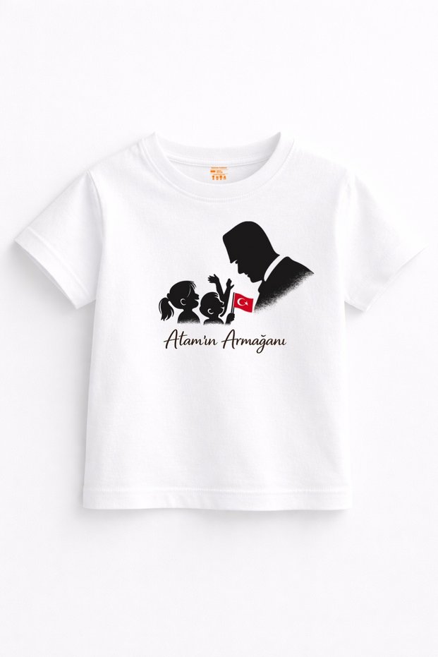 Atamın Armağanı Emotional Atatürk Design Children's T-Shirt
