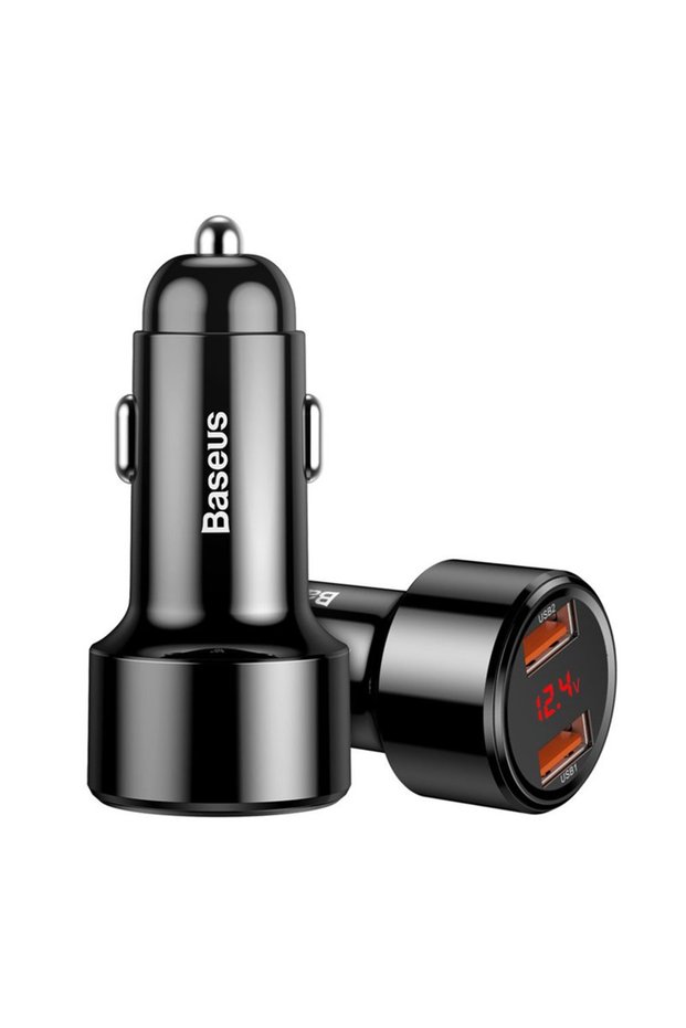 Incarcator Auto Baseus, USB-A, 45W, Model CCMLC20A-01, Negru