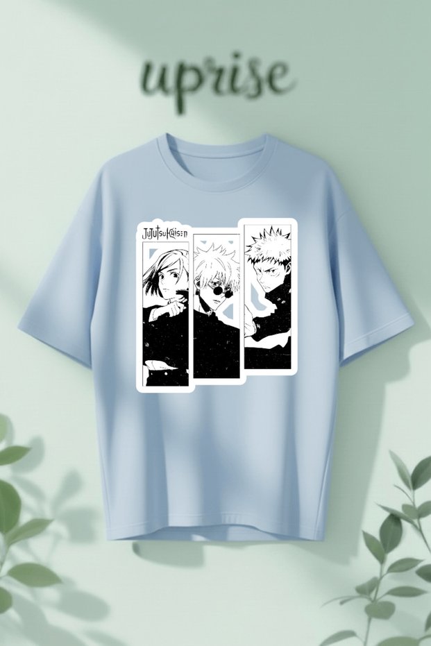 Jujutsu Kaisen Printed Cotton Lu Oversized T-Shirt