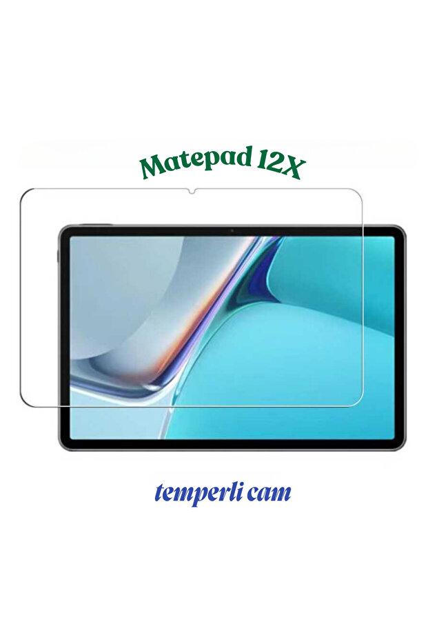 واقي شاشة من الزجاج المقوى متوافق مع جهاز Mate Pad 12X