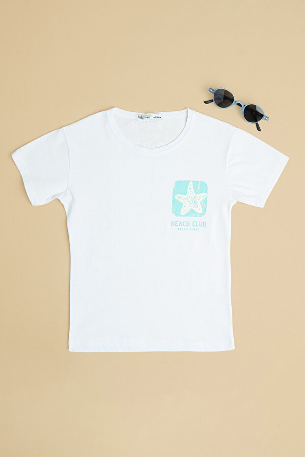 Surf Babe Text Printed Girls' T-Shirt
