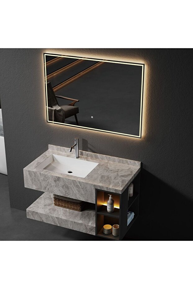 Plus Corina Vanity with Sensor Light & Seamless Basin