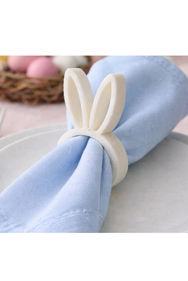 Napkin Ring 5X8 cm Bioplastic Suitable for Contact with Food - 1 Piece - Any Color Can Be Made Upon Request