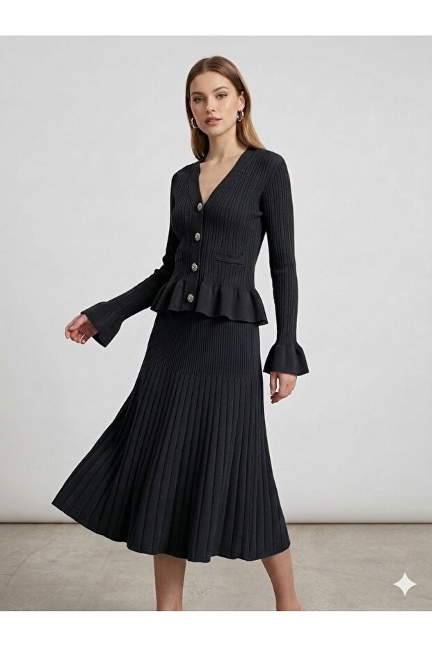Midi Length Knitwear Skirt 79903