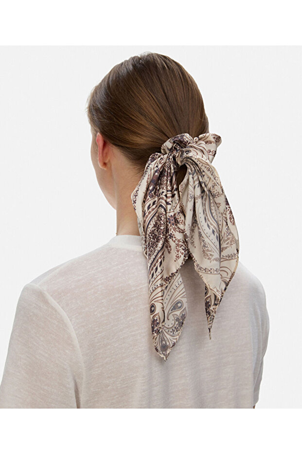 Patterned Fabric Hair Clip