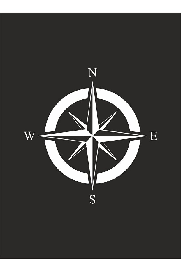 Compass 4X4 Vehicle, Car, Auto, Motorcycle, Helmet, Laptop, Glass Sticker 16X16 cm