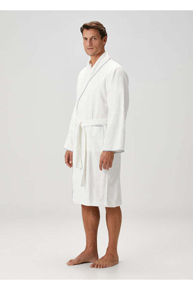 Dolce Bambu Bathrobe Set Blue - 6