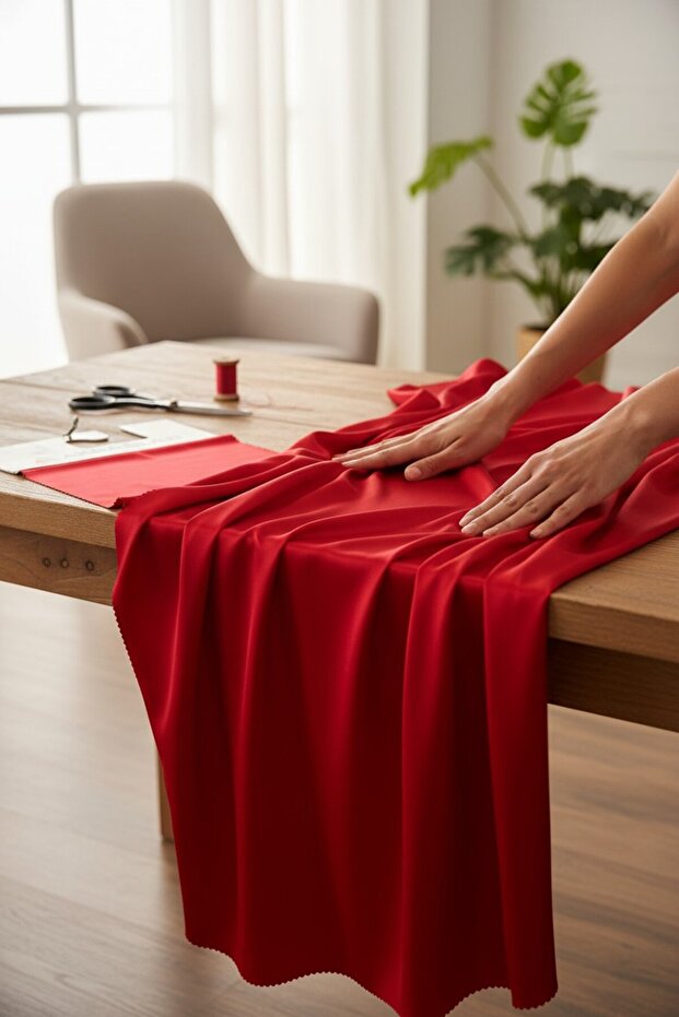 Lycra Thin Satin Fabric | 1 Meter | Width: 150cm