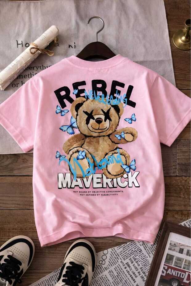 Rebel Printed Unisex Children's T-Shirt 7Gh1