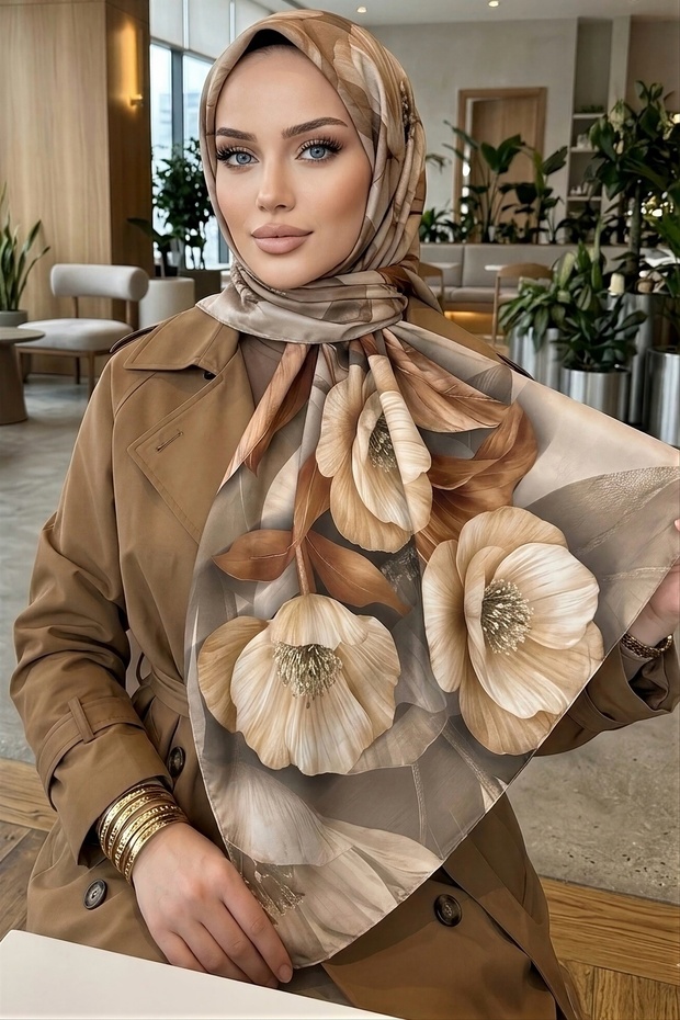 Mink Patterned Soft Shawl
