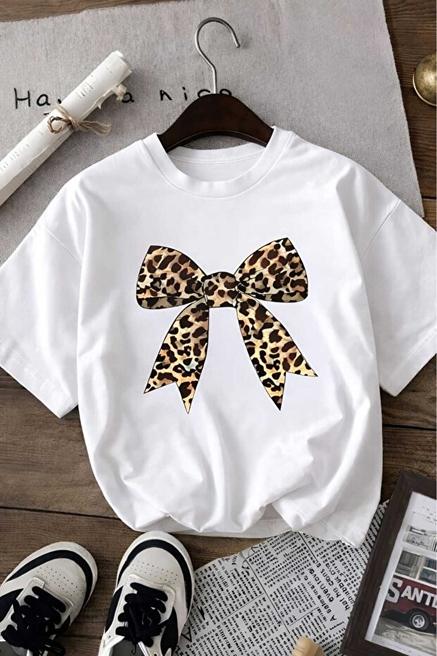 Ribbon Printed Unisex Children's T-Shirt 8Gh1