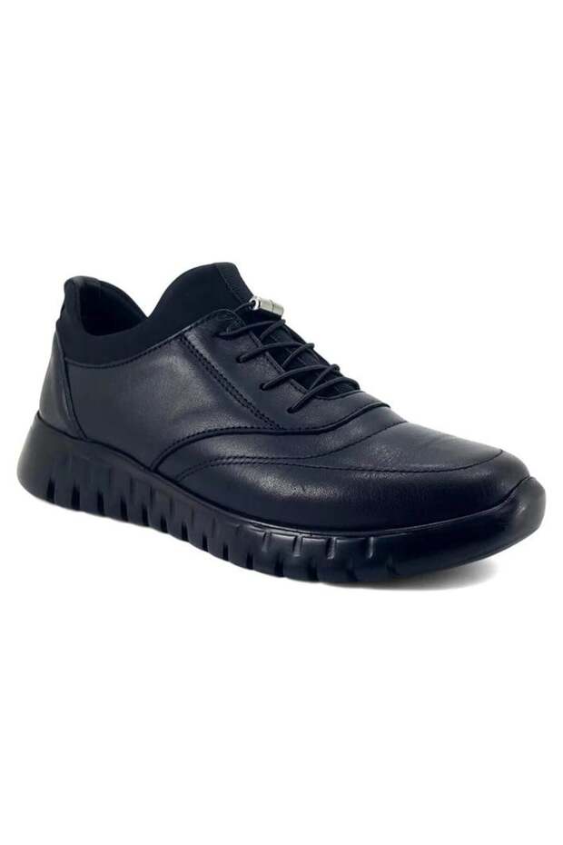 1186 Genuine Leather Casual Women's Shoes-Black