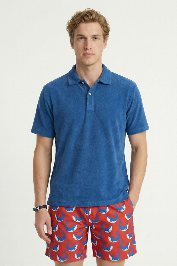 Fornillo Royale 100% Cotton Towel Polo T-Shirt