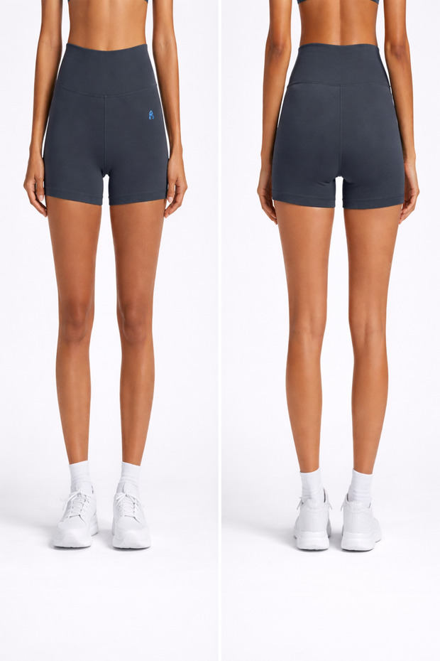 Women's High Waist Tummy Control Sports Shorts
