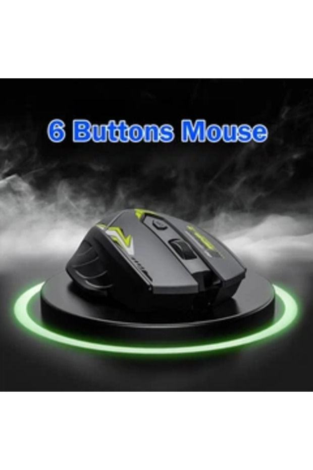 Wireless Gaming Mouse Bluetooth + 2.4G Rechargeable Black - 5