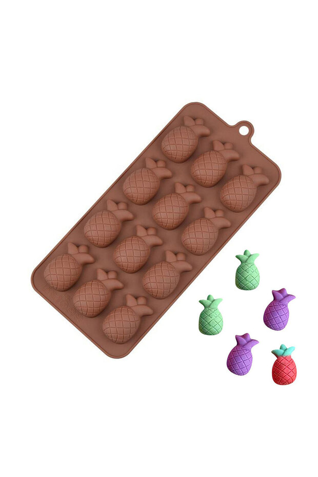 Silicone cake mold pineapple mold sugar dough jelly bean silicone mold