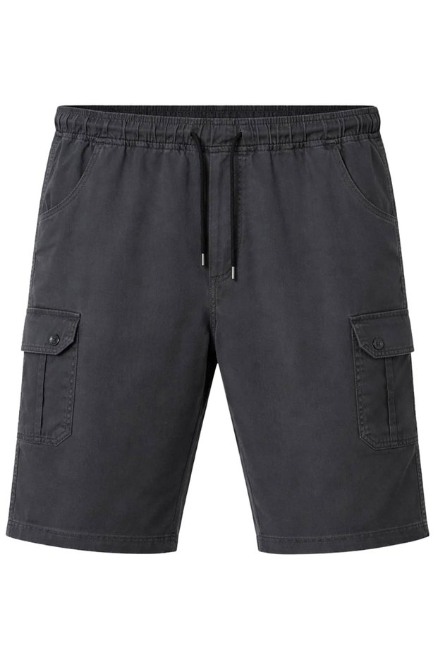 Plus Size Lycra Cargo Pocket Jeans Capri (Jean Capri)