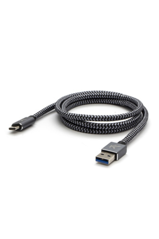 Cablu USB USB-A - USB-C 2 m Gri - 2