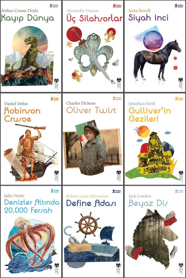 Klasikleri Okuyorum Serisi - Charles Dickens 1-9. Books