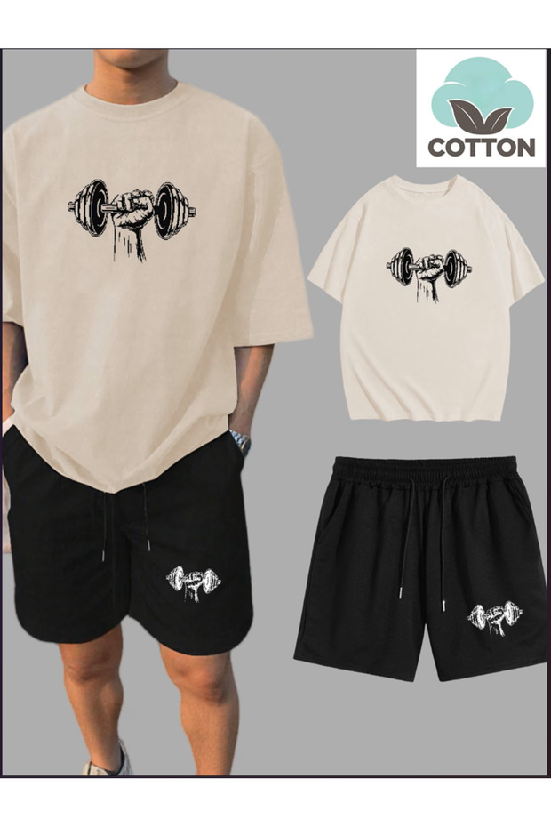Seven Printed Soft Short Sleeve Top and Shorts Set