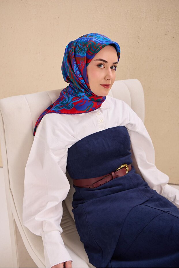 وشاح حرير تويل 11512-08