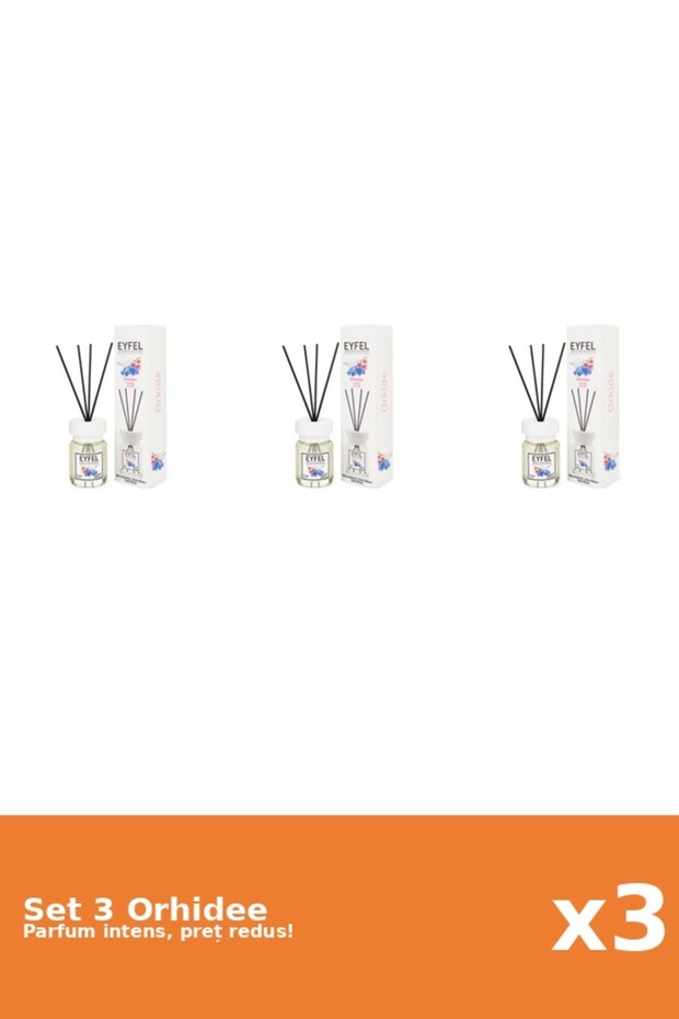Set 3 Odorizant Orhidee, 120 ml