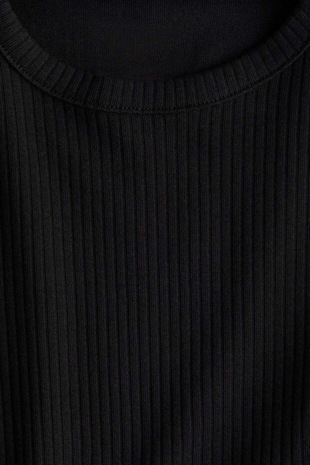 Ribbed cotton top - 2