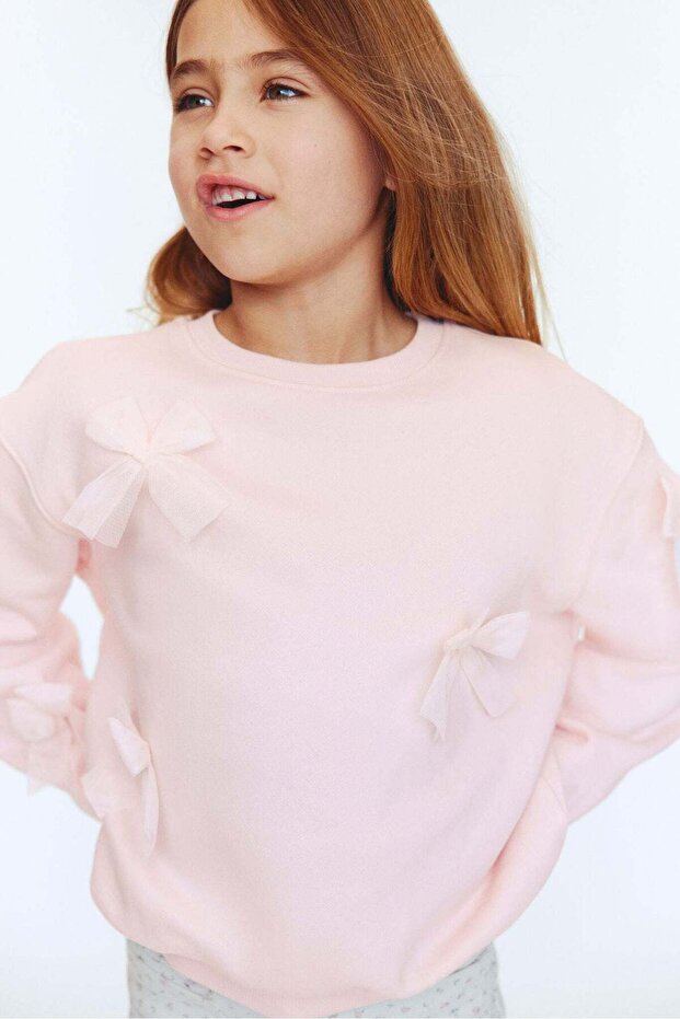 Motif-detail sweatshirt