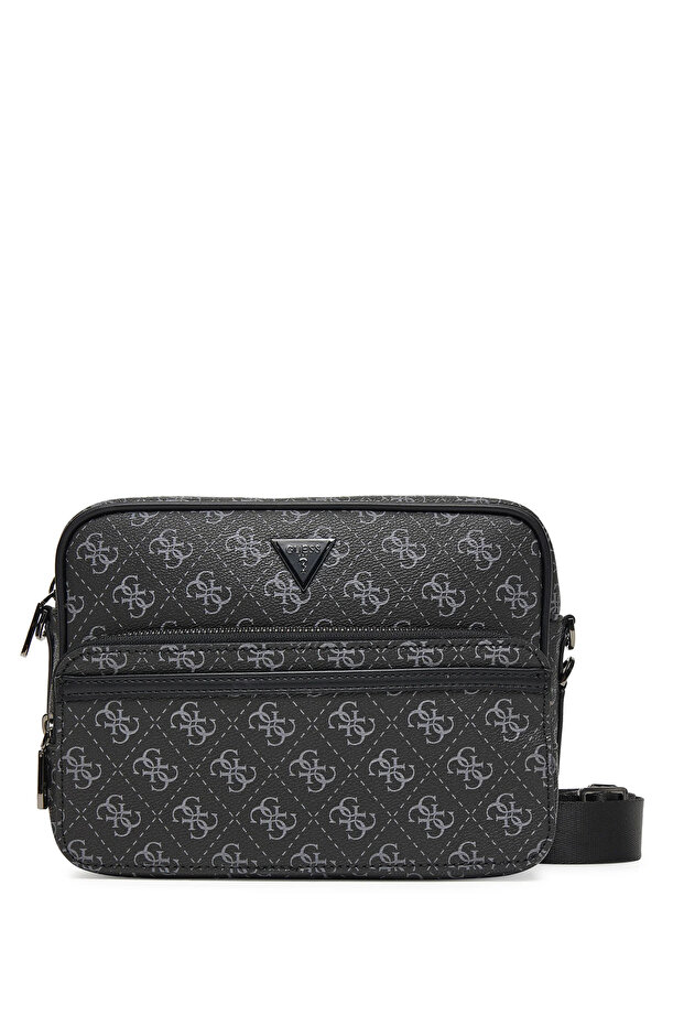 Black Men's Messenger Bag Milano