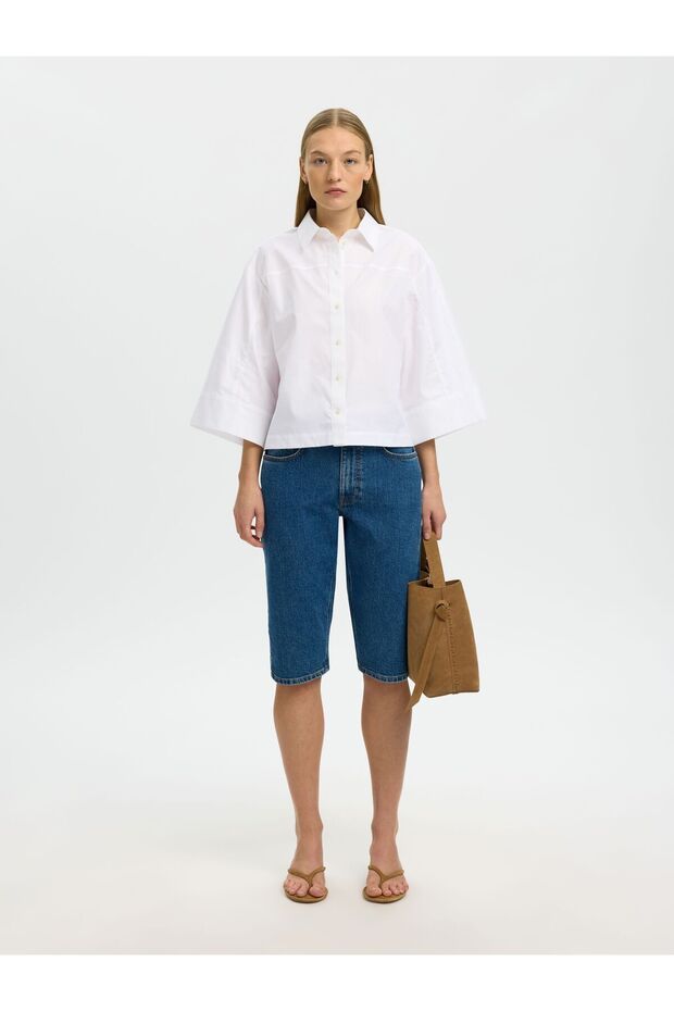 Kurzarmhemd Boxy Fit - 4
