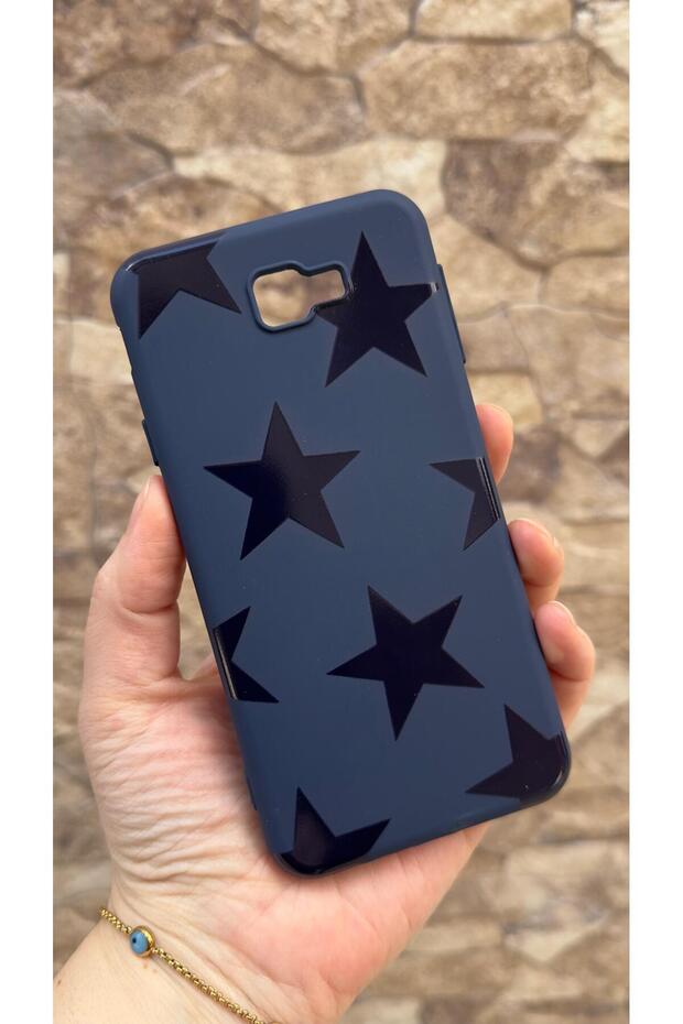 Galaxy J7 Prime Compatible Star Silicone Shock Absorbing Rubber Case