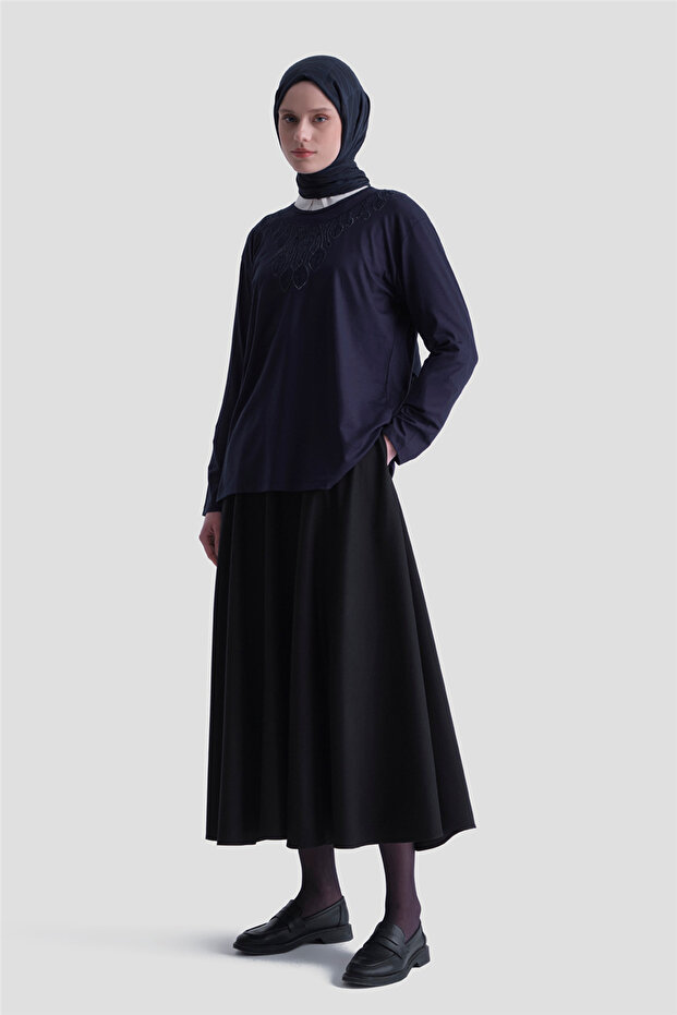 Combed Navy Blue - 2