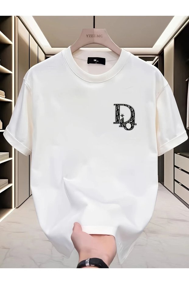Printed T-Shirt. Short Sleeve Summer & Spring Casual Top Wear T-Shirt