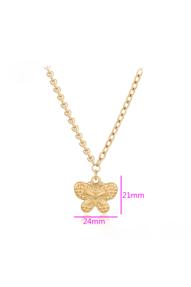Lantisor fluturas placat aur - 2