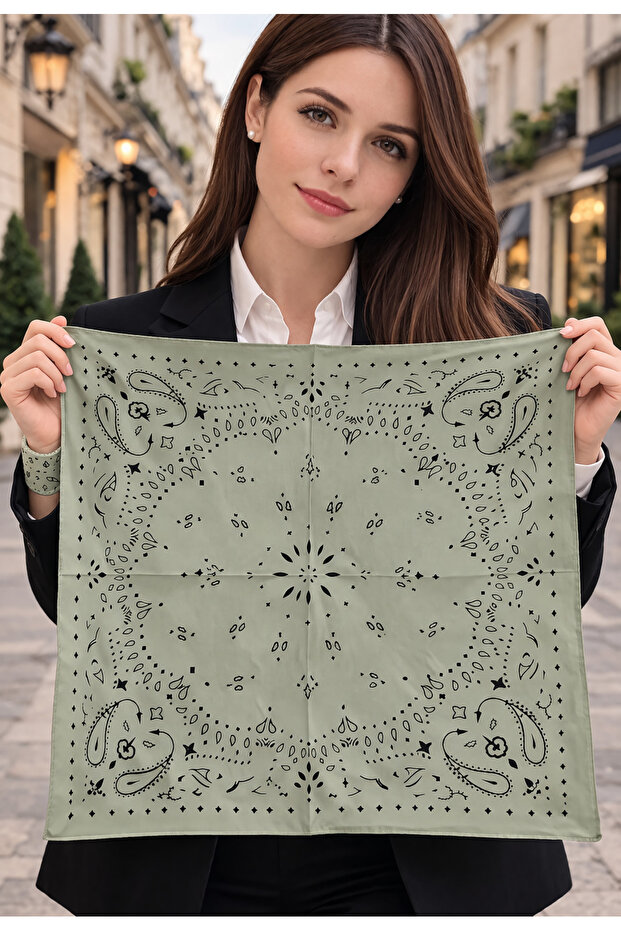 إترو نمط عرقي بلون واحد 50x50 سم - 3