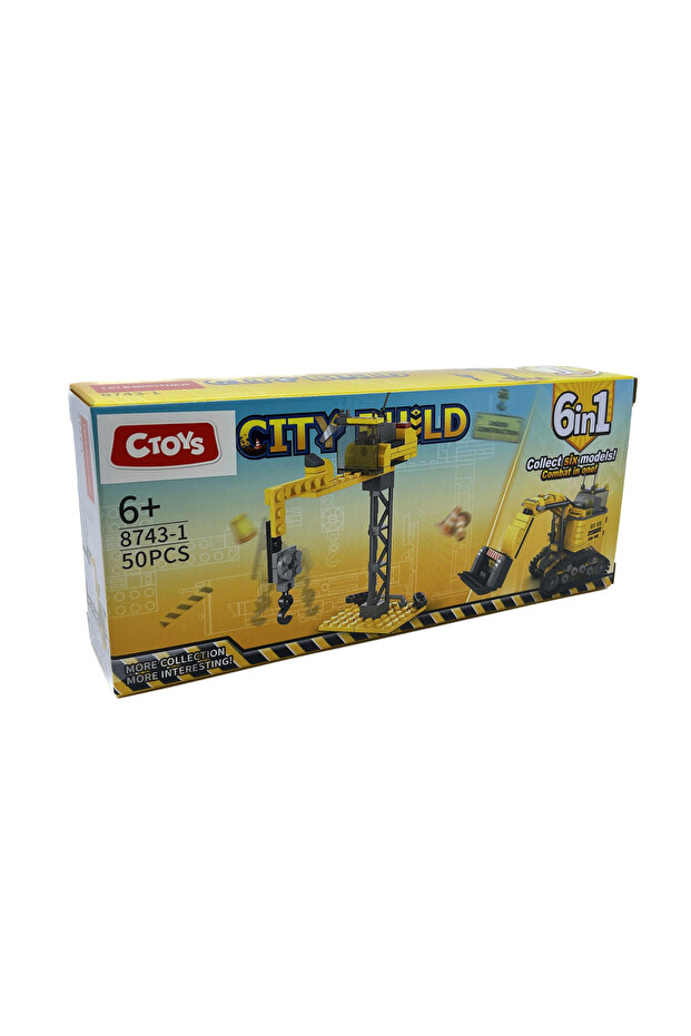 City Build Engineering Vehicle Set Educational Block Toy No-1