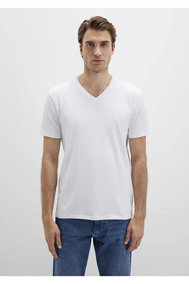 Stretch V Erkek T-Shirt M061748-620 - 3