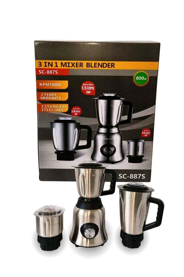 Electric Mixer Blender 3-in-1