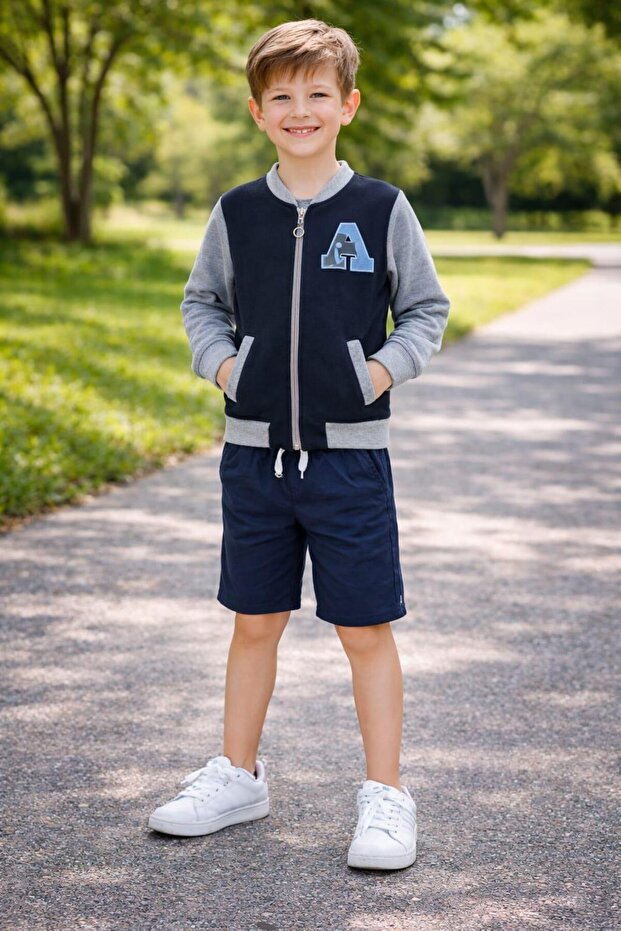 Children's College Jacket with Zipper