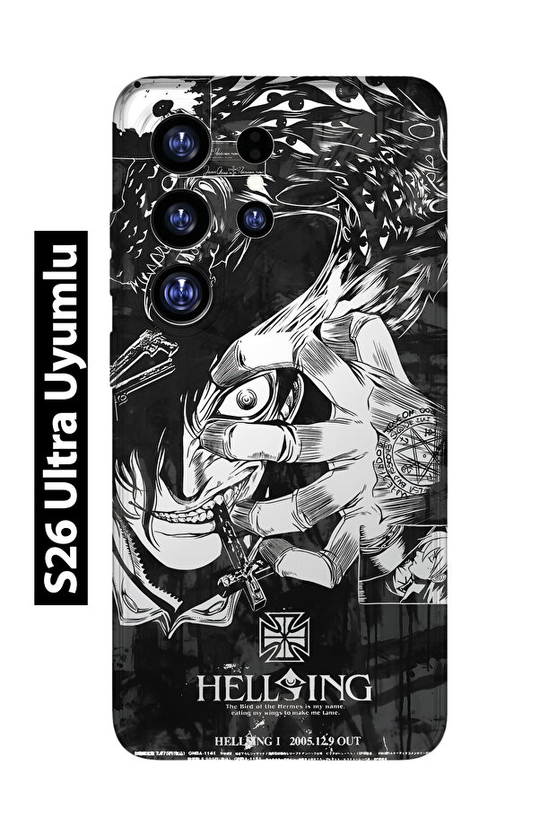 Samsung Galaxy S26 Ultra Compatible Anime Patterned Transparent Phone Case