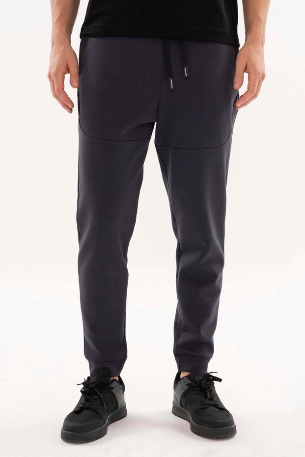 Regular Men's Cuffed Anthracite Sweatpants