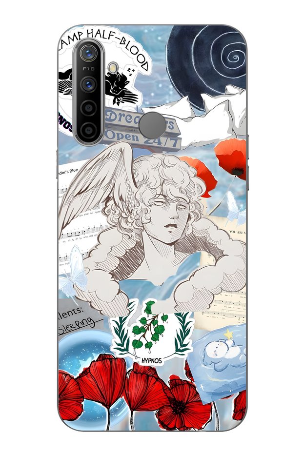 Realme 5I / 6I / C3 Compatible Hypnos Patterned Transparent Phone Case