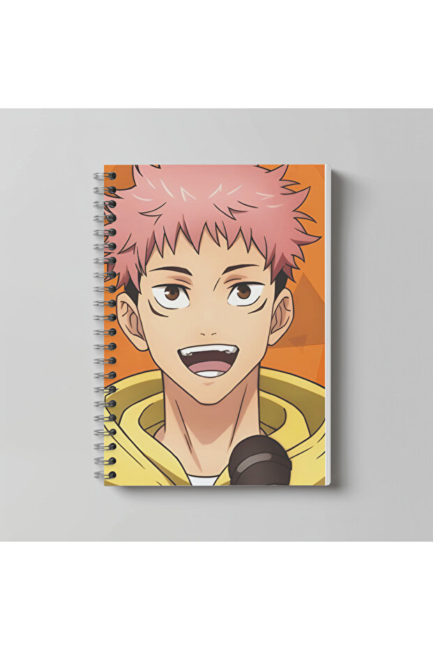 دفتر ملاحظات حلزوني بحجم A4 من سلسلة أنيمي Jujutsu Kaisen، 60 ورقة
