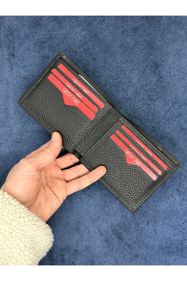 Genuine Leather Wallet Horizontal 10 Card Compartments (11cm X 9cm)