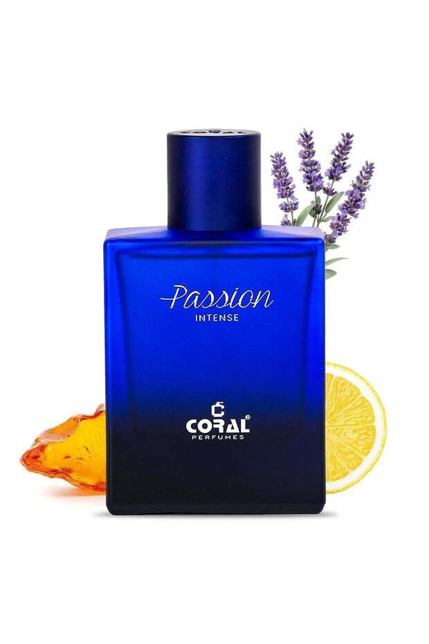 Coral Passion Intense Perfume For Men - 100ml | Men Eau De Parfum | Long-Lasting Amber Aromatic Fragrance with Spicy & Woody Notes | Luxury Perfume Made in Dubai