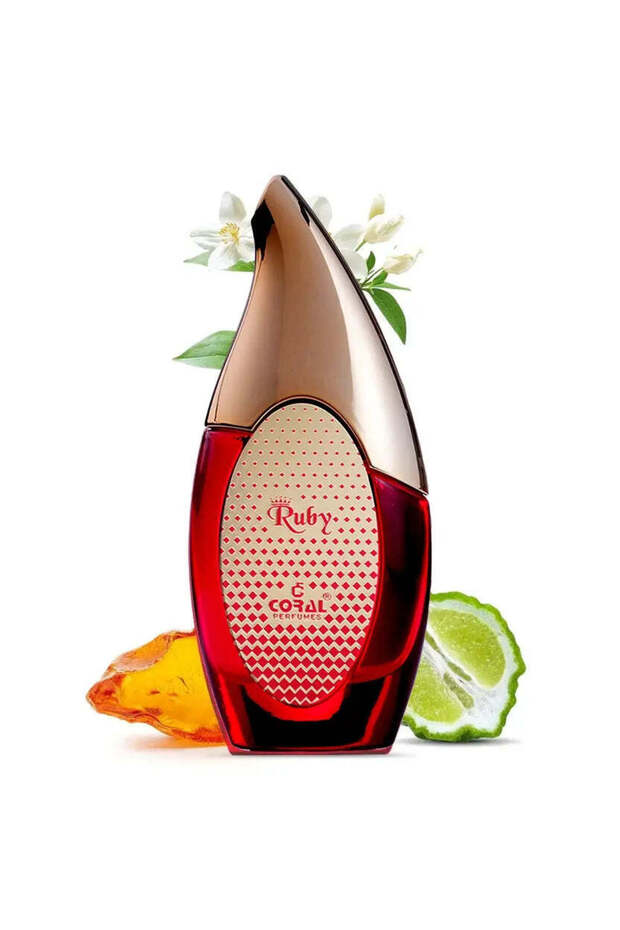 Coral Ruby Perfume For Women - 100ml | Eau De Parfum | Long-Lasting Fruity Floral Perfume, Elegant & Sophisticated Fragrance | Made in Dubai