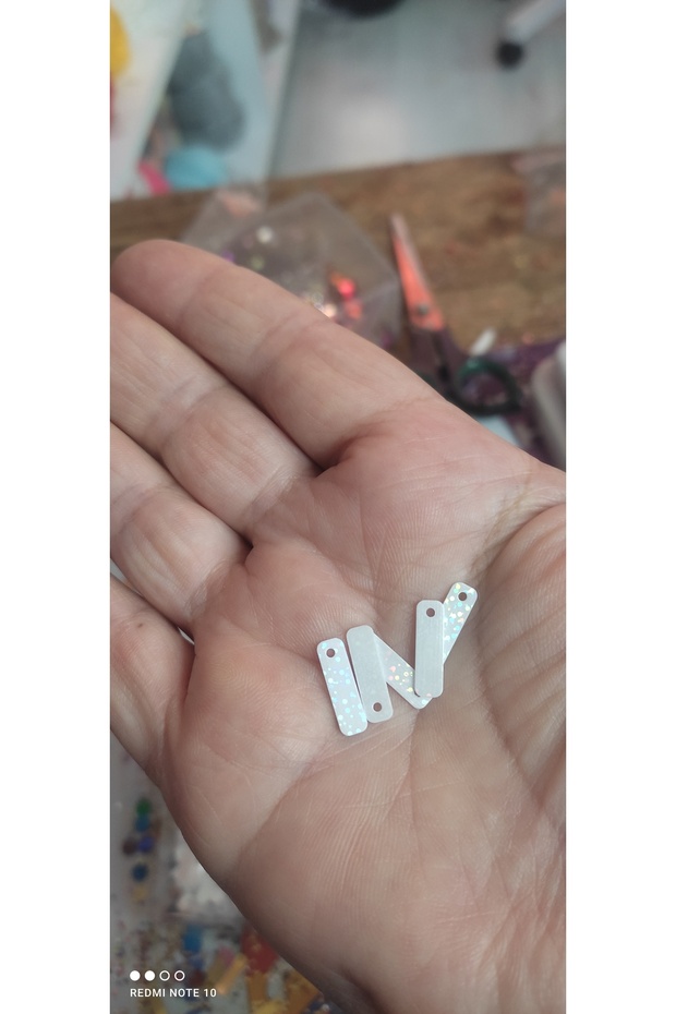 Silvery White Sequins Oya Sequins 20 Grams