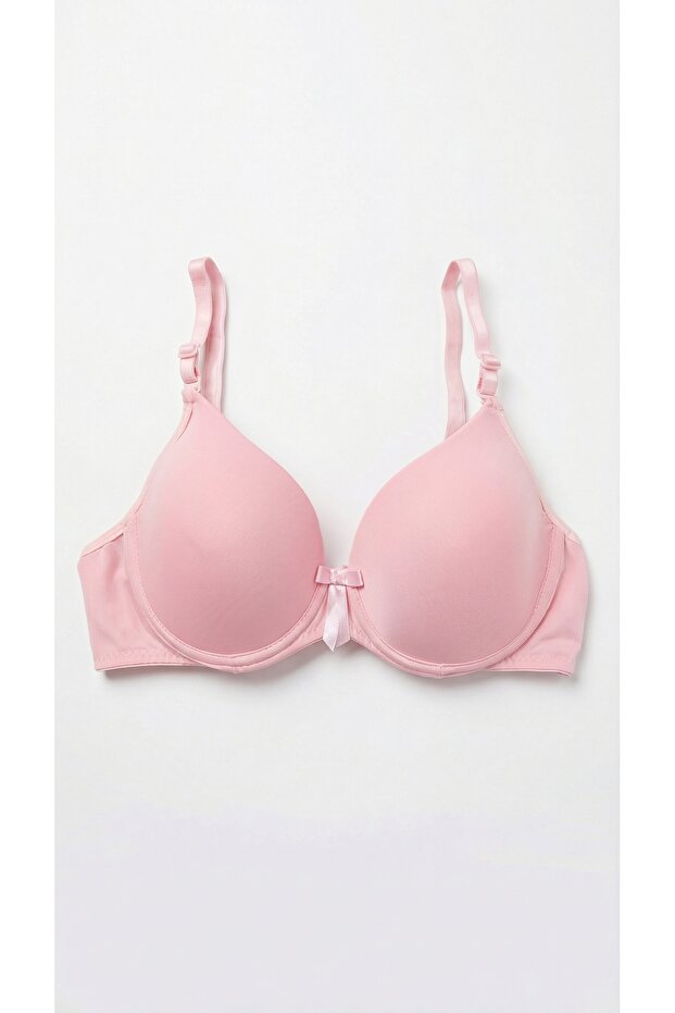 Pink Empty Cup Micro Jumpsuit Bra - 1