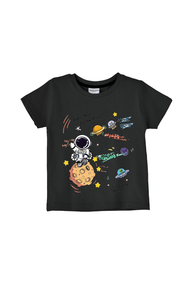 Galaxy Explorer Little Astronaut T-Shirt for Unisex Kids 100% Cotton Sizes 0-16 Years